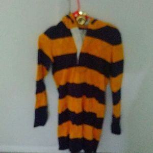 Rugby Ralph Lauren Yellow and Black Striped Mini Dress